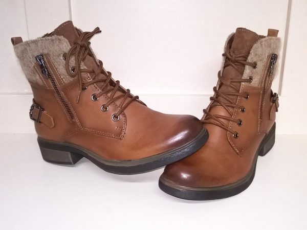 Cognac boots, Elegante Dronfield