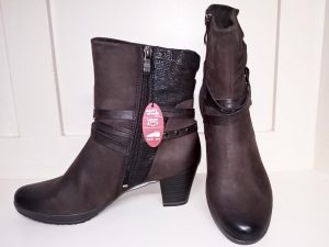 Mocca ankle boots, Elegante Dronfield